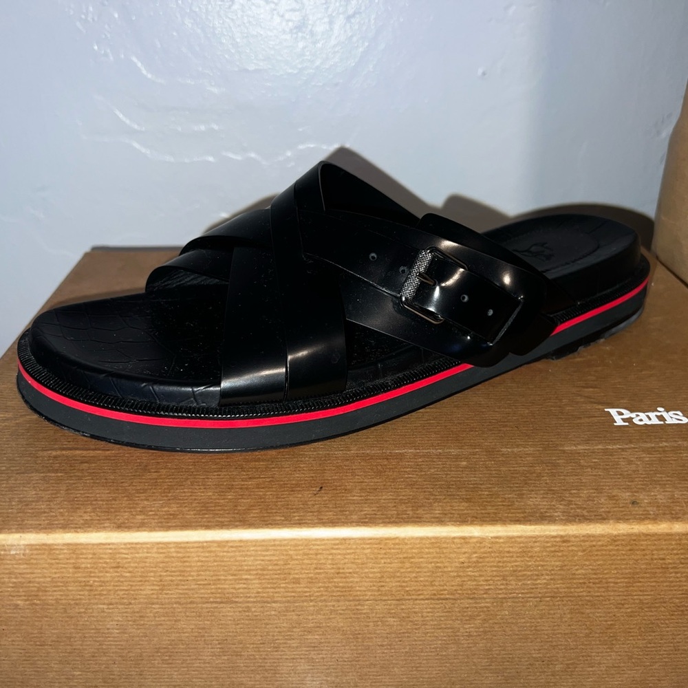 Christian Louboutin, leather sandal